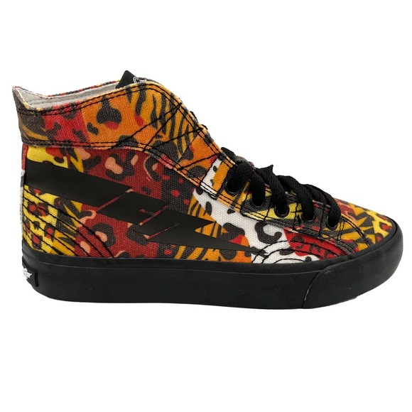 NEW Creative Recreation Zeus Hi Animal Print Leopard size 4 kids shoes - Picture 1 of 9